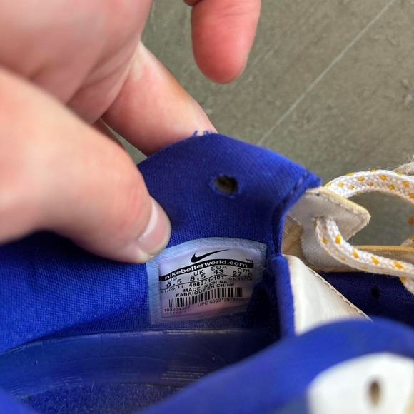 Nike Zoom Kobe 7 VII System Lakers Home 2012 Size 9.5 Sneakers Shoes 488371-101 - Picture 6 of 8